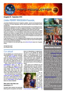 PRFZ-Newsletter 25, erste Seite