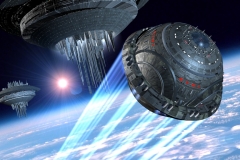 ETSI im Terra-Orbit auf dem Weg nach Shoraz.